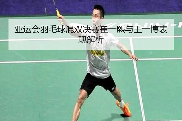 亚运会羽毛球混双决赛崔一熙与王一博表现解析
